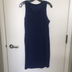 Blue mini cocktail dress